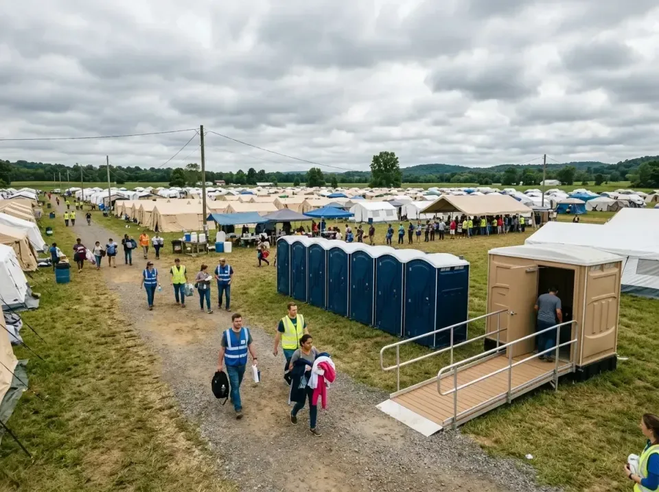 disaster-relief-camp-restrooms-010 — frequently asked questions, Dumpster & Portable Bathrooms Rental in Franklin, VA